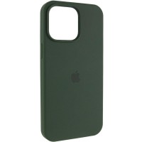 Чохол Silicone Case (AA) Logo with MagSafe для Apple iPhone 14 (6.1") Зелений / Cyprus Green