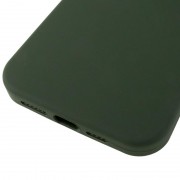 Чохол Silicone Case (AA) Logo with MagSafe для Apple iPhone 14 (6.1") Зелений / Cyprus Green
