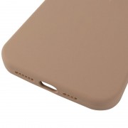 Чохол Silicone Case (AA) Logo with MagSafe для Apple iPhone 14 Pro Max (6.7") Бежевий / Desert Gold