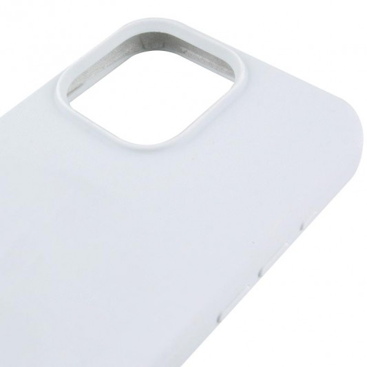 Чохол Silicone Case (AA) Logo with MagSafe для Apple iPhone 14 Pro Max (6.7") Білий / White - зображення 3 