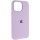 Чохол Silicone Case (AA) Logo with MagSafe для Apple iPhone 15 (6.1") Бузковий / Lilac