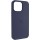 Чохол Silicone Case (AA) Logo with MagSafe для Apple iPhone 15 (6.1") Темно-синій / Midnight blue