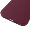 Чохол Silicone Case (AA) Logo with MagSafe для Apple iPhone 15 Pro Max (6.7") Бордовий / Plum