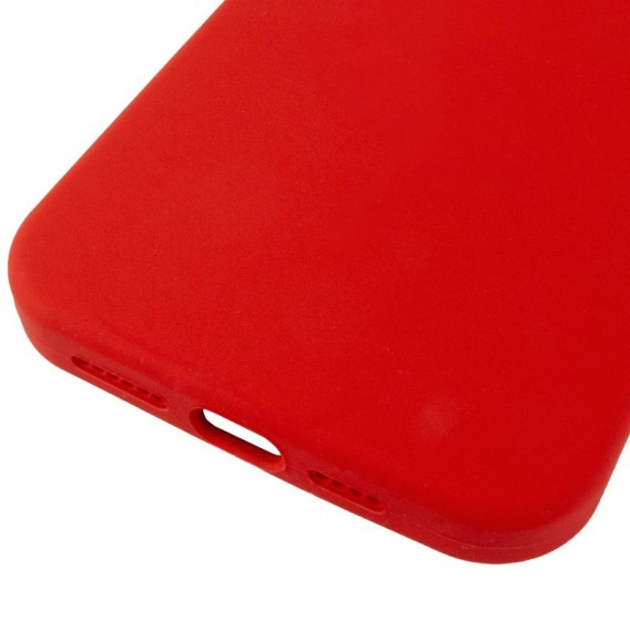 Чохол Silicone Case (AA) Logo with MagSafe для Apple iPhone 15 Pro Max (6.7") Червоний / Red