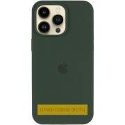 Чохол Silicone Case (AA) Logo with MagSafe для Apple iPhone 16 (6.1") Зелений / Cyprus Green