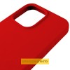 Чохол Silicone Case (AA) Logo with MagSafe для Apple iPhone 16 (6.1") Червоний / Red
