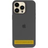 Чехол Silicone Case (AA) Logo with MagSafe для Apple iPhone 16 (6.1") Серый / Dark Gray