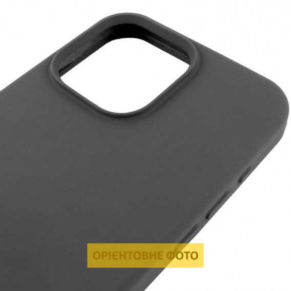 Чохол Silicone Case (AA) Logo with MagSafe для Apple iPhone 16 (6.1") Сірий / Dark Gray