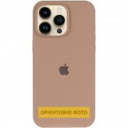 Чохол Silicone Case (AA) Logo with MagSafe для Apple iPhone 16 Pro (6.3") Бежевий / Desert Gold