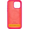Чохол Silicone Case (AA) Logo with MagSafe для Apple iPhone 16 Pro (6.3") Рожевий / Barbie pink
