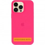 Чохол Silicone Case (AA) Logo with MagSafe для Apple iPhone 16 Pro Max (6.9") Рожевий / Barbie pink