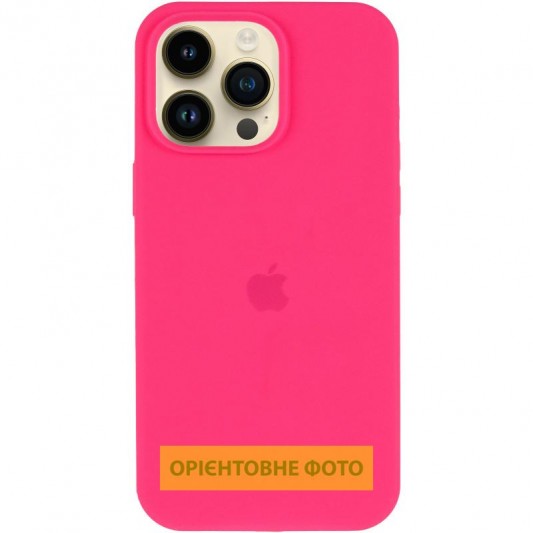 Чохол Silicone Case (AA) Logo with MagSafe для Apple iPhone 16 Pro Max (6.9") Рожевий / Barbie pink - зображення 1 