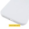 Чохол Silicone Case (AA) Logo with MagSafe для Apple iPhone 16e (6.1") Білий / White