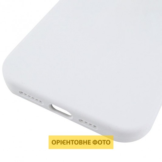 Чохол Silicone Case (AA) Logo with MagSafe для Apple iPhone 16e (6.1") Білий / White - зображення 4 