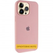 Чохол Silicone Case (AA) Logo with MagSafe для Apple iPhone 16e (6.1") Рожевий / Pink Sand