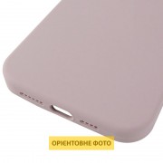 Чохол Silicone Case (AA) Logo with MagSafe для Apple iPhone 16e (6.1") Сірий / Lavender