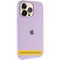 Чехол Silicone Case (AA) Logo with MagSafe для Apple iPhone 16e (6.1") Сиреневый / Lilac