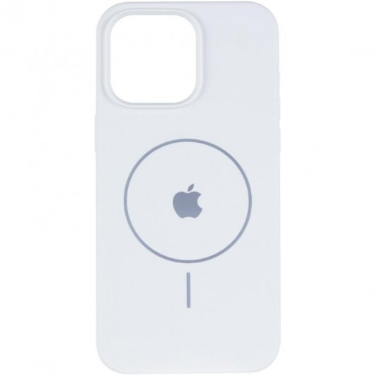 Чохол Silicone Case Full Protective (AA) V2 with MagSafe для Apple iPhone 11 (6.1") Білий / White - зображення 1 