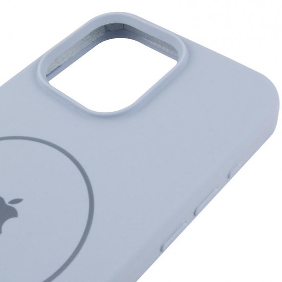 Чохол Silicone Case Full Protective (AA) V2 with MagSafe для Apple iPhone 11 (6.1") Блакитний / Lilac Blue
