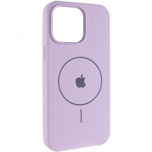 Чохол Silicone Case Full Protective (AA) V2 with MagSafe для Apple iPhone 11 (6.1") Бузковий / Lilac