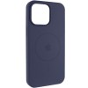 Чохол Silicone Case Full Protective (AA) V2 with MagSafe для Apple iPhone 11 (6.1") Темно-синій / Midnight blue