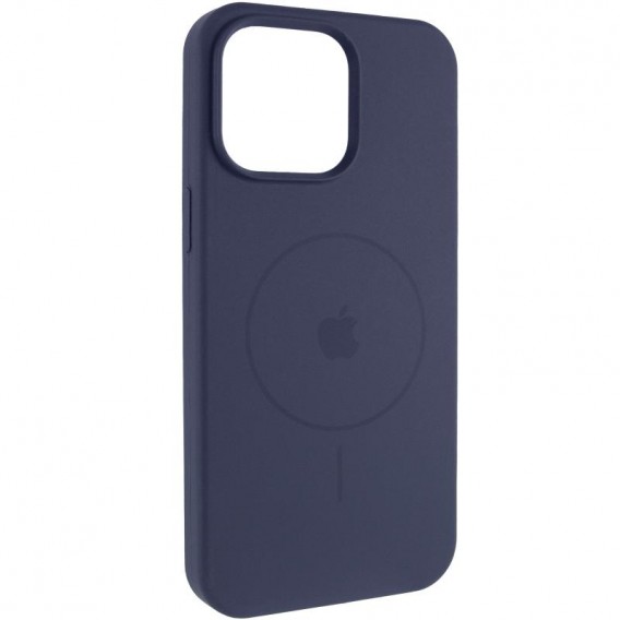 Чохол Silicone Case Full Protective (AA) V2 with MagSafe для Apple iPhone 11 (6.1") Темно-синій / Midnight blue