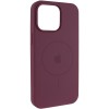 Чохол Silicone Case Full Protective (AA) V2 with MagSafe для Apple iPhone 11 Pro (5.8") Бордовий / Plum