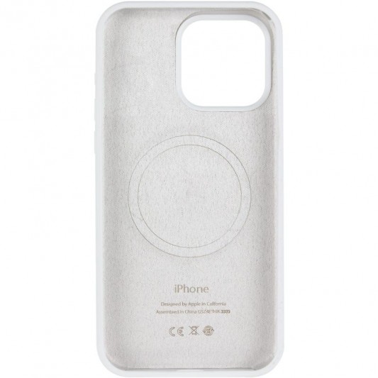 Чохол Silicone Case Full Protective (AA) V2 with MagSafe для Apple iPhone 11 Pro Max (6.5") Білий / White - зображення 2 