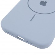 Чохол Silicone Case Full Protective (AA) V2 with MagSafe для Apple iPhone 11 Pro Max (6.5") Блакитний / Lilac Blue
