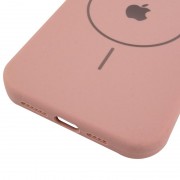 Чохол Silicone Case Full Protective (AA) V2 with MagSafe для Apple iPhone 11 Pro Max (6.5") Рожевий / Pink Sand