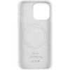 Чехол Silicone Case Full Protective (AA) V2 with MagSafe для Apple iPhone 12 Pro / 12 (6.1") Белый / White