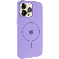 Чехол Silicone Case Full Protective (AA) V2 with MagSafe для Apple iPhone 12 Pro / 12 (6.1") Сиреневый / Dasheen