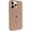 Чохол Silicone Case Full Protective (AA) V2 with MagSafe для Apple iPhone 12 Pro Max (6.7") Бежевий / Desert Gold