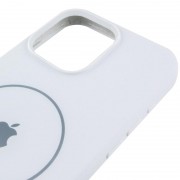 Чохол Silicone Case Full Protective (AA) V2 with MagSafe для Apple iPhone 13 (6.1") Білий / White