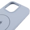 Чохол Silicone Case Full Protective (AA) V2 with MagSafe для Apple iPhone 13 (6.1") Блакитний / Lilac Blue