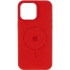 Чохол Silicone Case Full Protective (AA) V2 with MagSafe для Apple iPhone 13 (6.1") Червоний / Red