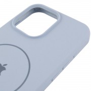Чохол Silicone Case Full Protective (AA) V2 with MagSafe для Apple iPhone 13 Pro (6.1") Блакитний / Lilac Blue