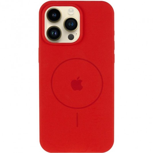 Чохол Silicone Case Full Protective (AA) V2 with MagSafe для Apple iPhone 13 Pro (6.1") Червоний / Red - зображення 1 