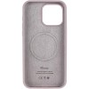 Чехол Silicone Case Full Protective (AA) V2 with MagSafe для Apple iPhone 13 Pro (6.1") Серый / Lavender