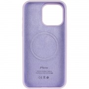 Чохол Silicone Case Full Protective (AA) V2 with MagSafe для Apple iPhone 13 Pro Max (6.7") Бузковий / Lilac