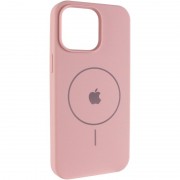 Чохол Silicone Case Full Protective (AA) V2 with MagSafe для Apple iPhone 14 (6.1") Рожевий / Pink Sand