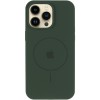 Чохол Silicone Case Full Protective (AA) V2 with MagSafe для Apple iPhone 14 Pro (6.1") Зелений / Cyprus Green