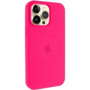 Чохол Silicone Case Full Protective (AA) V2 with MagSafe для Apple iPhone 14 Pro (6.1") Рожевий / Barbie pink