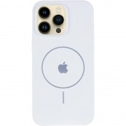 Чохол Silicone Case Full Protective (AA) V2 with MagSafe для Apple iPhone 14 Pro Max (6.7") Білий / White