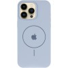 Чохол Silicone Case Full Protective (AA) V2 with MagSafe для Apple iPhone 14 Pro Max (6.7") Блакитний / Lilac Blue