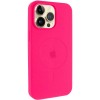 Чохол Silicone Case Full Protective (AA) V2 with MagSafe для Apple iPhone 14 Pro Max (6.7") Рожевий / Barbie pink