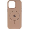 Чохол Silicone Case Full Protective (AA) V2 with MagSafe для Apple iPhone 15 (6.1") Бежевий / Desert Gold