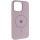 Чохол Silicone Case Full Protective (AA) V2 with MagSafe для Apple iPhone 15 (6.1") Сірий / Lavender