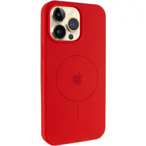 Чохол Silicone Case Full Protective (AA) V2 with MagSafe для Apple iPhone 15 Pro Max (6.7") Червоний / Red
