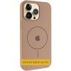 Чохол Silicone Case Full Protective (AA) V2 with MagSafe для Apple iPhone 16 (6.1") Бежевий / Desert Gold